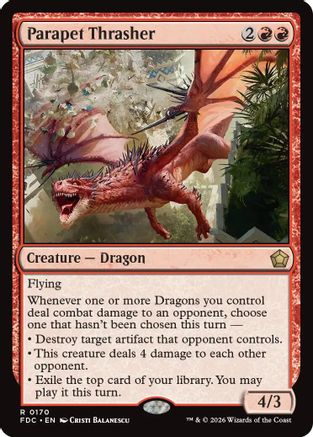 Parapet Thrasher (FDC-170) - Commander: Foundations | Grognard Games