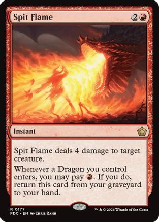 Spit Flame (FDC-177) - Commander: Foundations | Grognard Games