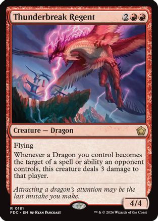 Thunderbreak Regent (FDC-181) - Commander: Foundations | Grognard Games