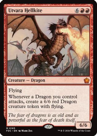 Utvara Hellkite (FDC-185) - Commander: Foundations | Grognard Games