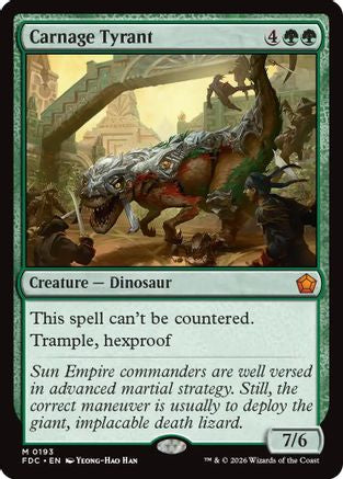 Carnage Tyrant (FDC-193) - Commander: Foundations | Grognard Games