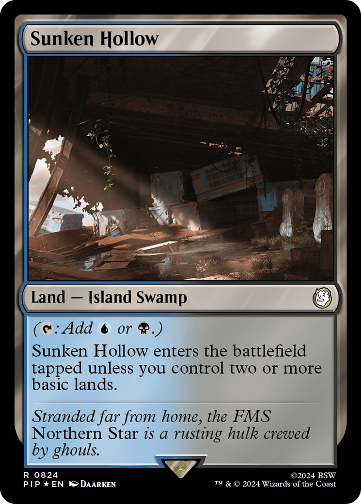 Sunken Hollow (Surge Foil) [Fallout] | Grognard Games