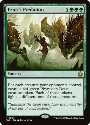Ezuri's Predation (FDC-203) - Commander: Foundations | Grognard Games