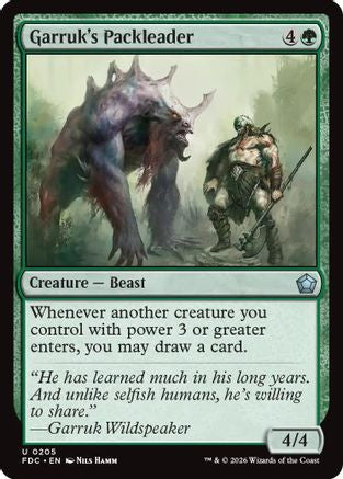 Garruk's Packleader (FDC-205) - Commander: Foundations | Grognard Games