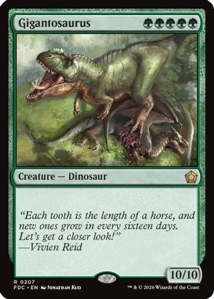 Gigantosaurus (FDC-207) - Commander: Foundations | Grognard Games
