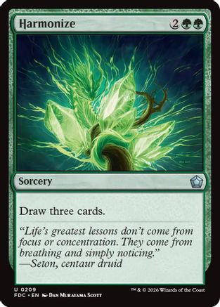Harmonize (FDC-209) - Commander: Foundations | Grognard Games