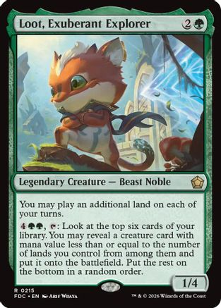 Loot, Exuberant Explorer (FDC-215) - Commander: Foundations | Grognard Games