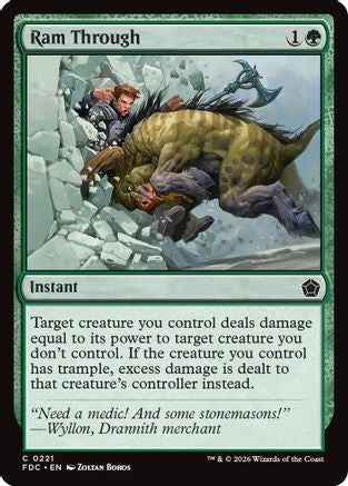 Ram Through (FDC-221) - Commander: Foundations | Grognard Games