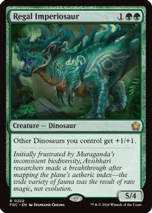 Regal Imperiosaur (FDC-222) - Commander: Foundations | Grognard Games