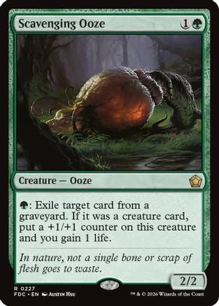 Scavenging Ooze (FDC-227) - Commander: Foundations | Grognard Games