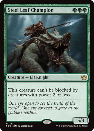 Steel Leaf Champion (FDC-230) - Commander: Foundations | Grognard Games