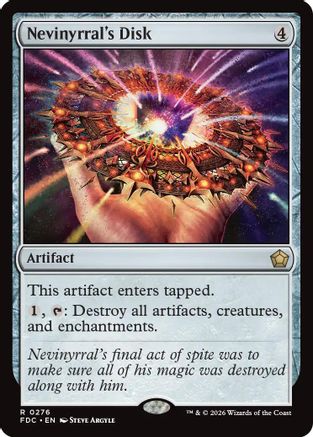 Nevinyrral's Disk (FDC-276) - Commander: Foundations | Grognard Games