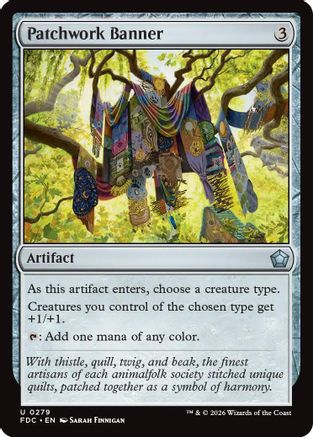 Patchwork Banner (FDC-279) - Commander: Foundations | Grognard Games