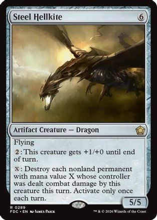 Steel Hellkite (FDC-289) - Commander: Foundations | Grognard Games