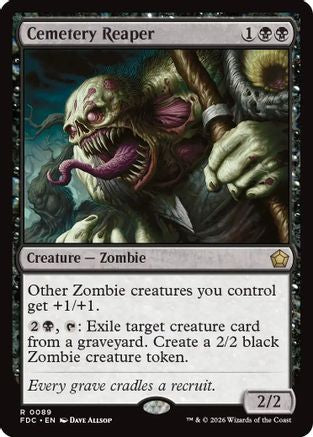 Cemetery Reaper (FDC-089) - Commander: Foundations | Grognard Games