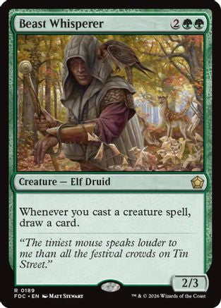 Beast Whisperer (FDC-189) - Commander: Foundations | Grognard Games