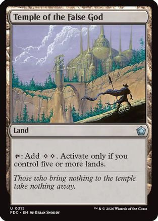 Temple of the False God (FDC-315) - Commander: Foundations | Grognard Games