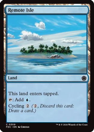 Remote Isle (FDC-309) - Commander: Foundations | Grognard Games
