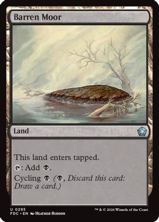 Barren Moor (FDC-295) - Commander: Foundations | Grognard Games