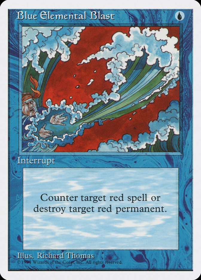 Blue Elemental Blast [Media Promos] | Grognard Games