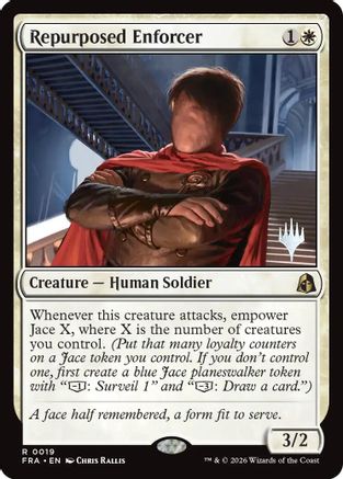 Repurposed Enforcer (PPFRA-019) - Promo Pack: Reality Fracture Foil | Grognard Games