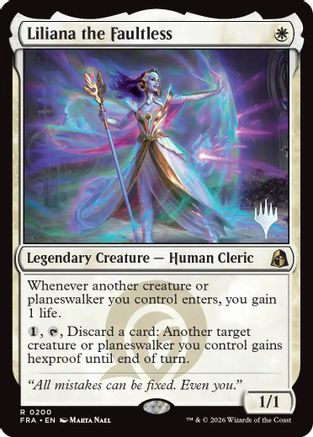 Liliana the Faultless (PPFRA-200) - Promo Pack: Reality Fracture Foil | Grognard Games