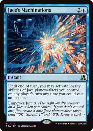 Jace's Machinations (PPFRA-032) - Promo Pack: Reality Fracture Foil | Grognard Games