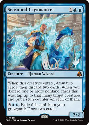 Seasoned Cryomancer (PPFRA-038) - Promo Pack: Reality Fracture | Grognard Games