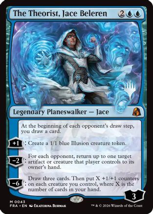 The Theorist, Jace Beleren (PPFRA-043) - Promo Pack: Reality Fracture Foil | Grognard Games