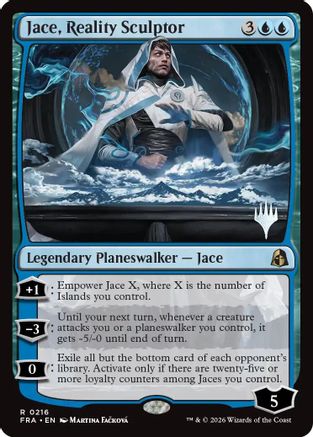 Jace, Reality Sculptor (PPFRA-216) - Promo Pack: Reality Fracture | Grognard Games