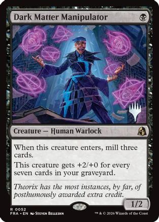 Dark Matter Manipulator (PPFRA-052) - Promo Pack: Reality Fracture | Grognard Games