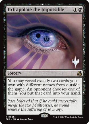 Extrapolate the Impossible (PPFRA-055) - Promo Pack: Reality Fracture Foil | Grognard Games