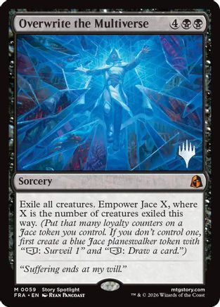Overwrite the Multiverse (PPFRA-059) - Promo Pack: Reality Fracture Foil | Grognard Games