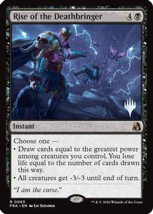 Rise of the Deathbringer (PPFRA-063) - Promo Pack: Reality Fracture Foil | Grognard Games