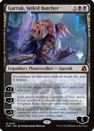Garruk, Veiled Butcher (PPFRA-229) - Promo Pack: Reality Fracture Foil | Grognard Games