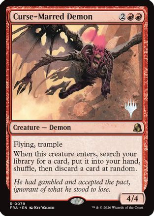 Curse-Marred Demon (PPFRA-079) - Promo Pack: Reality Fracture | Grognard Games