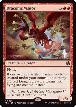 Draconic Visitor (PPFRA-080) - Promo Pack: Reality Fracture | Grognard Games