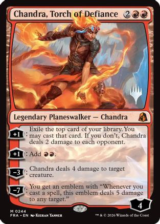 Chandra, Torch of Defiance (PPFRA-244) - Promo Pack: Reality Fracture | Grognard Games