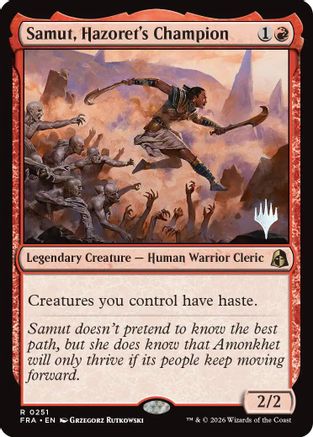 Samut, Hazoret's Champion (PPFRA-251) - Promo Pack: Reality Fracture Foil | Grognard Games