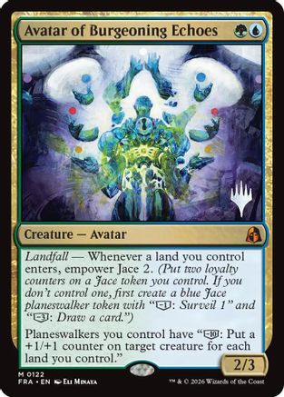 Avatar of Burgeoning Echoes (PPFRA-122) - Promo Pack: Reality Fracture Foil | Grognard Games