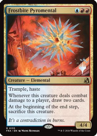 Frostbite Pyromental (PPFRA-135) - Promo Pack: Reality Fracture Foil | Grognard Games