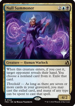 Null Summoner (PPFRA-142) - Promo Pack: Reality Fracture Foil | Grognard Games