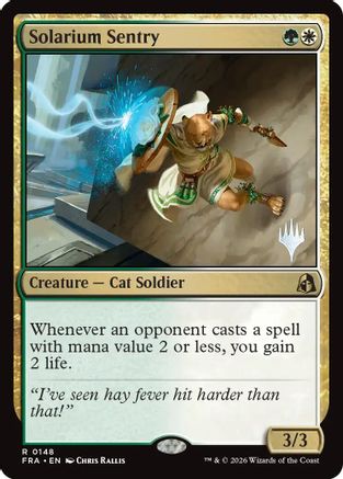 Solarium Sentry (PPFRA-148) - Promo Pack: Reality Fracture Foil | Grognard Games