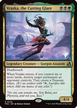 Vraska, the Cutting Glare (PPFRA-278) - Promo Pack: Reality Fracture Foil | Grognard Games