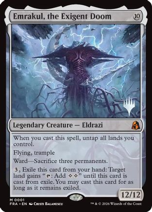 Emrakul, the Exigent Doom (PPFRA-001) - Promo Pack: Reality Fracture | Grognard Games