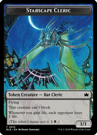Standard Cleric // Treasure Double-Sided Token (SOS-15 // 12) - Secrets of Strixhaven Foil | Grognard Games