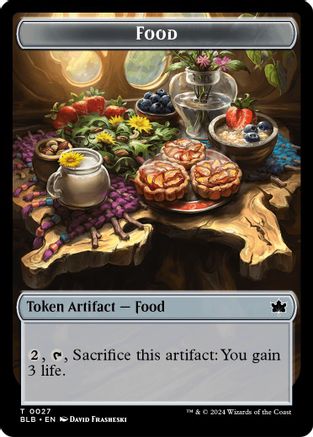 Food // Clue Token Double-Sided Token (SOS-27 // 14) - Secrets of Strixhaven | Grognard Games