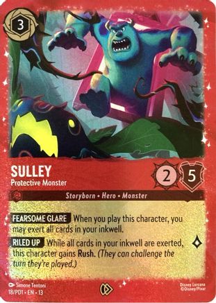Sulley - Protective Monster (18) - Disney Lorcana Promo Cards Holofoil | Grognard Games