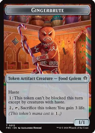 Gingerbrute // Myr Double-Sided Token (FRC-12 // 15) - Commander: Reality Fracture | Grognard Games