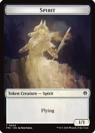Spirit // Jace Double-Sided Token (FRC-4 // 5) - Commander: Reality Fracture | Grognard Games